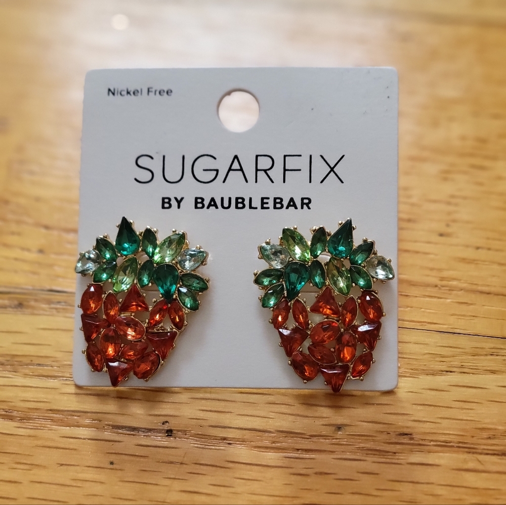 Baublebar strawberry earrings